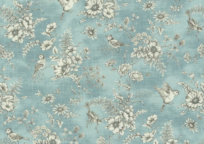 Finch Toile, Delft - Made to Measure Curtains - Image 8